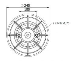 342244-CPL KOMPLE KÖRÜK (PLASTİK PİSTONLU) - (MERITOR)
