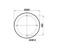 344159-6C  KOMPLE KÖRÜK ( METALLİ ) - (FRUEHAUF-SAMRO-ROR-WEWELER-MERITOR)