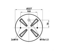 346762-C KOMPLE KÖRÜK ( METALLİ ) - (VOLVO-MERITORROR)