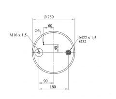346173-2CPL KOMPLE KÖRÜK ( PLASTİK PİSTONLU ) - (MERCEDES)