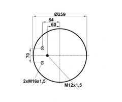 344882-5C KOMPLE KÖRÜK ( METALLİ ) - (MAN)