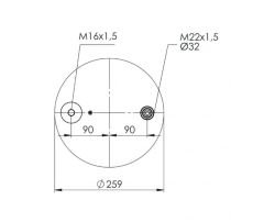 346120-CPL KOMPLE KÖRÜK ( PLASTİK PİSTONLU ) - (MERCEDES)