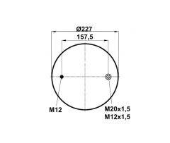 344159-5S SERVİS TİPİ KÖRÜK ( PİSTONSUZ )