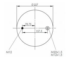 3424019-CPL KOMPLE KÖRÜK ( PLASTİK PİSTONLU ) - (OTOKAR - MAGIRUS ÖN)