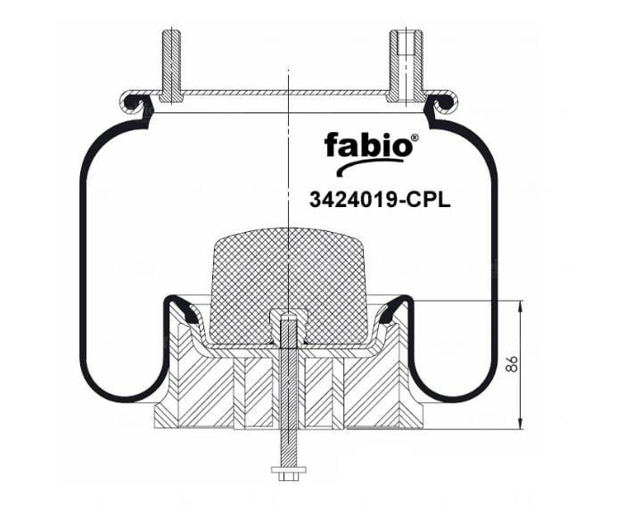 3424019-CPL KOMPLE KÖRÜK ( PLASTİK PİSTONLU ) - (OTOKAR - MAGIRUS ÖN)
