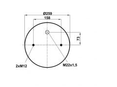 344004-3CPL KOMPLE KÖRÜK - (PLASTİK PİSTONLU) - (SCANIA-SAUERACHSEN)