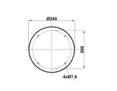 344004-3CPL KOMPLE KÖRÜK - (PLASTİK PİSTONLU) - (SCANIA-SAUERACHSEN)