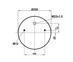 344007-2C KOMPLE KÖRÜK ( METALLİ ) - (GIGANT)