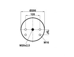 344007-2C KOMPLE KÖRÜK ( METALLİ ) - (GIGANT)