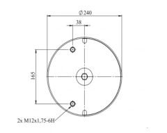 344157-14C - KOMPLE KÖRÜK ( METALLİ )