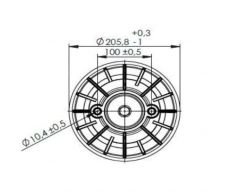 344157-14CPL  - KOMPLE KÖRÜK (PLASTİK PİSTONLU) - ( MERITOR - DAIMLER - JOST -DAIMLER MERCEDES)