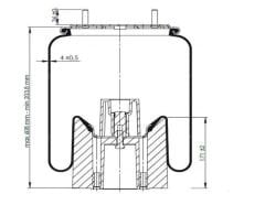 344157-14CPL  - KOMPLE KÖRÜK (PLASTİK PİSTONLU) - ( MERITOR - DAIMLER - JOST -DAIMLER MERCEDES)