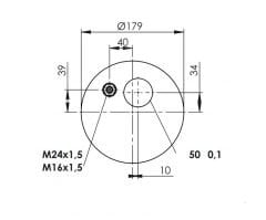 344187-S - SERVİS TİP KÖRÜK ( PİSTONSUZ )