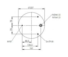 344570-S  SERVİS TİPİ KÖRÜK ( LASTİK ) PİSTONSUZ