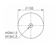 344644-C KOMPLE KÖRÜK - ( METALLİ ) - (EVOBUS)