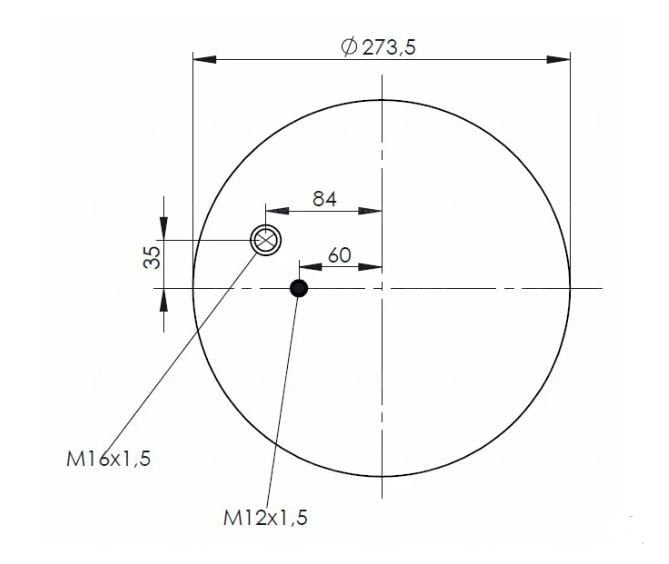 344705-S  SERVİS TİP KÖRÜK ( LASTİKLİ )  PİSTONSUZ