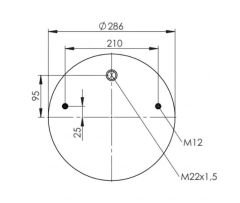 344815-2CPL - KOMPLE KÖRÜK ( PLASTİK PİSTONLU ) - (SAUER ACHSEN)