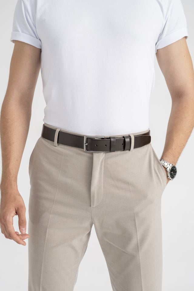 Brown Leather Belt