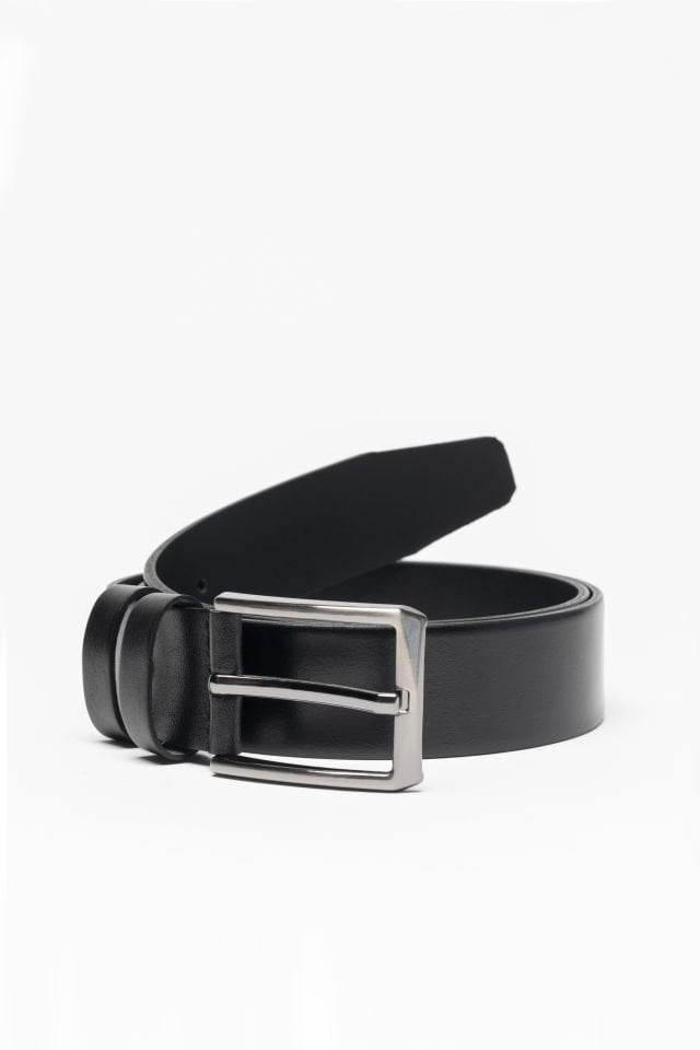 Black Leather Belt