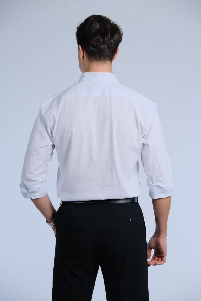 White Shirt / Stand Collar