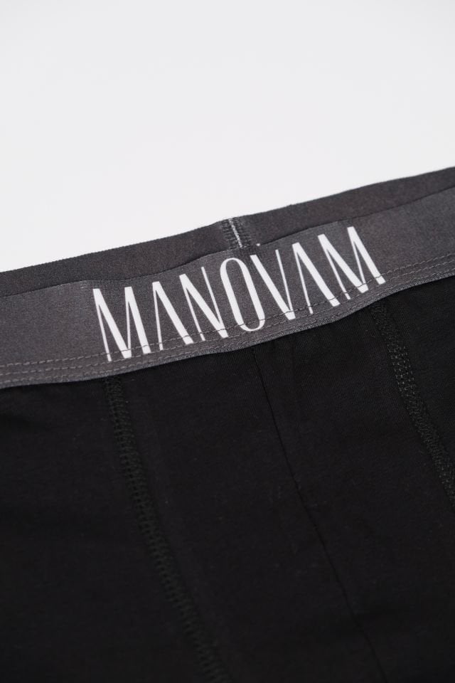 3'lü Siyah Boxer Set