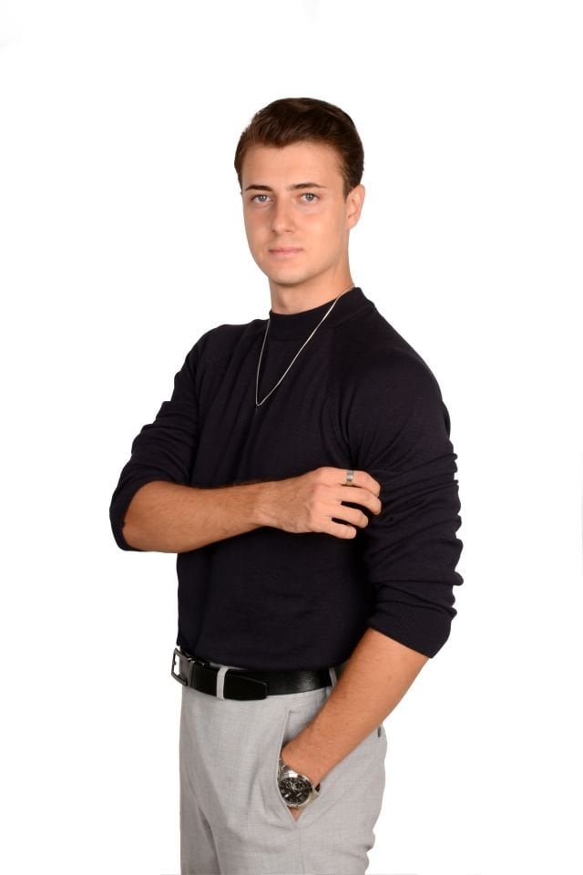 Çeyrek Boğazlı Lacivert Triko