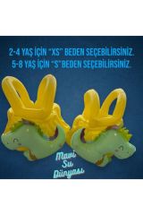 Çocuk Şişme Can Yeleği Can Simidi Kanatlı Pembe Renk Deniz Havuz - Mavi Su Dünyası Mavi - XS