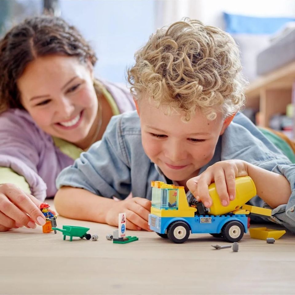 Lego 85 Parça City Beton Mikseri - Mavi Su Dünyası