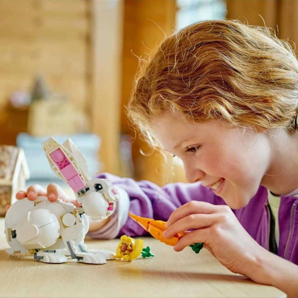 Lego 258 Parça Creator 3 ü 1 Arada Beyaz Tavşan - Mavi Su Dünyası