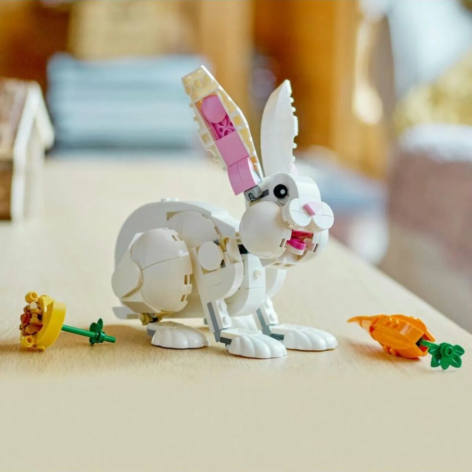Lego 258 Parça Creator 3 ü 1 Arada Beyaz Tavşan - Mavi Su Dünyası