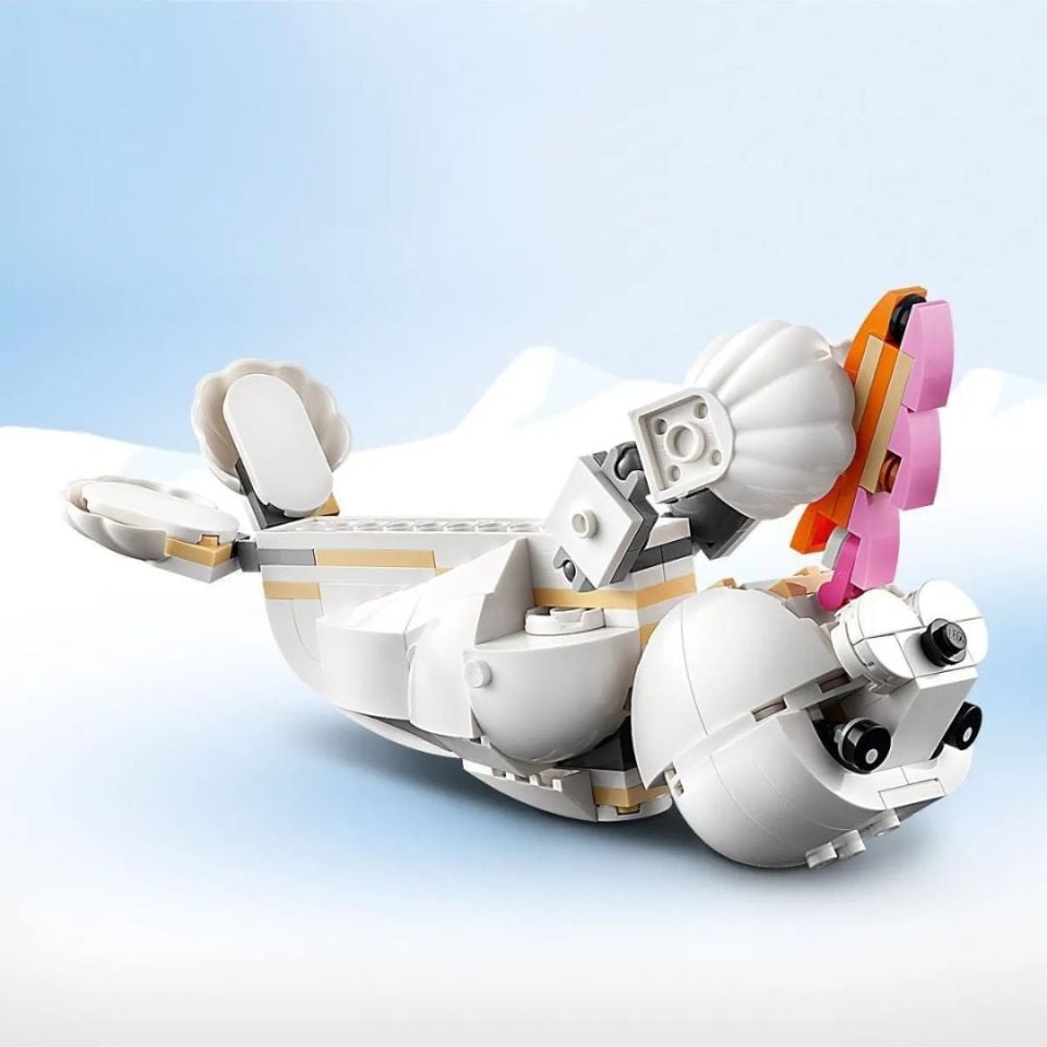 Lego 258 Parça Creator 3 ü 1 Arada Beyaz Tavşan - Mavi Su Dünyası