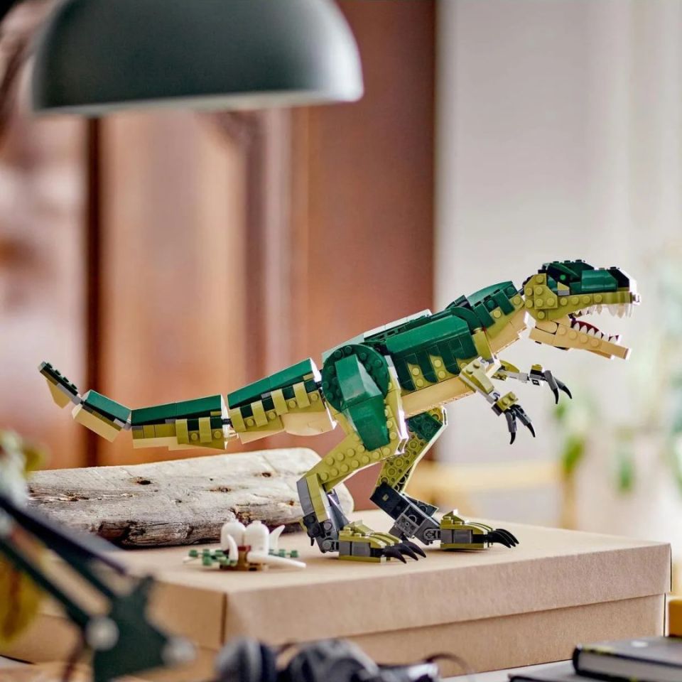 Lego 626 Parça Creator 3ü 1 Arada T. Rex Dinozor Modeli Yapım Seti - Mavi Su Dünyası