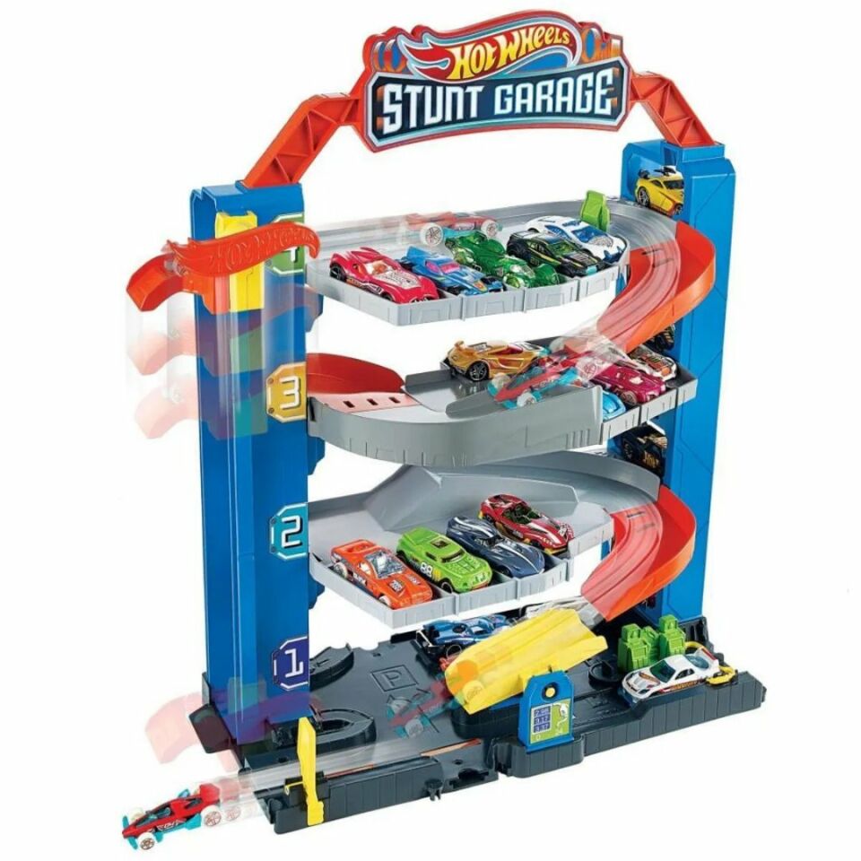 Hot Wheels Mini Garaj - Mavi Su Dünyası