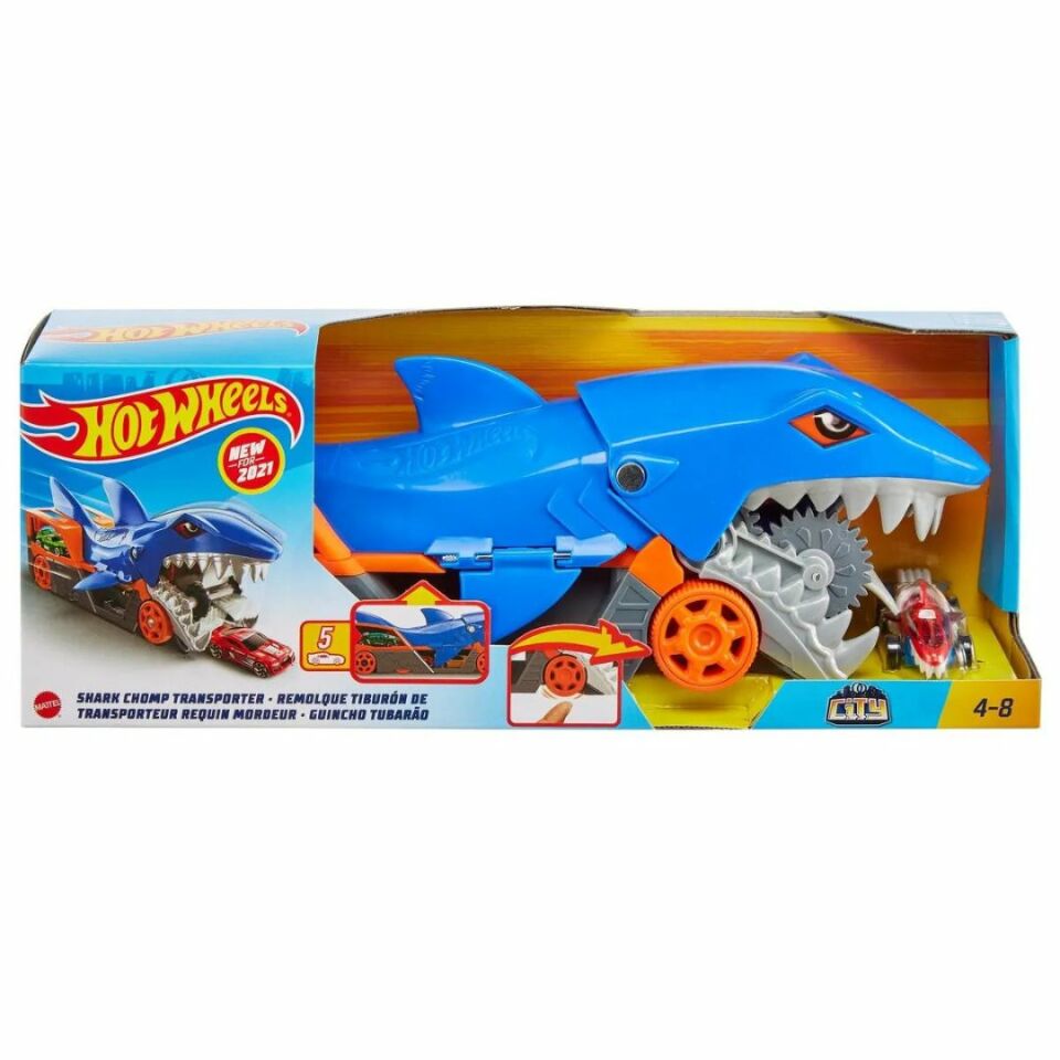 Hot Wheels Köpek Balığı Taşıyıcı- Mavi Su Dünyası