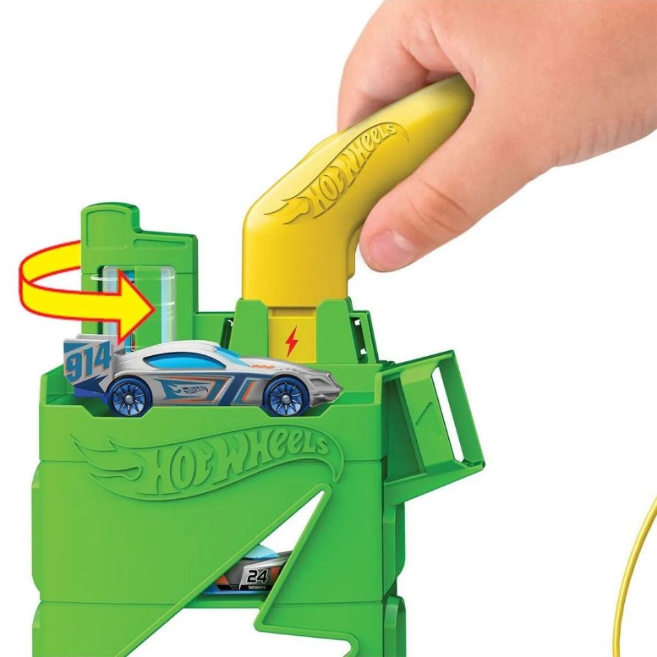 Hot Wheels Elektrikli Araç Şarj İstasyonu Oyun Seti - Mavi Su Dünyası