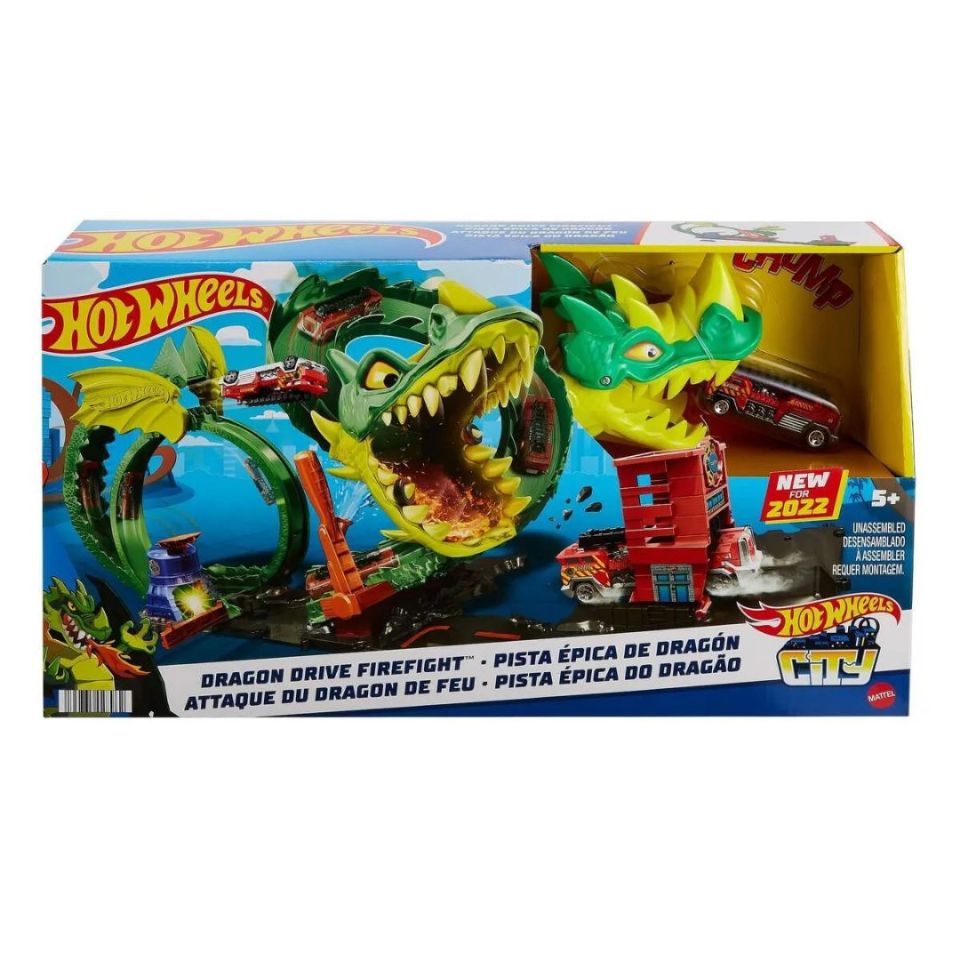 Hot Wheels Ejderha ile Mücadele Pisti - Mavi Su Dünyası