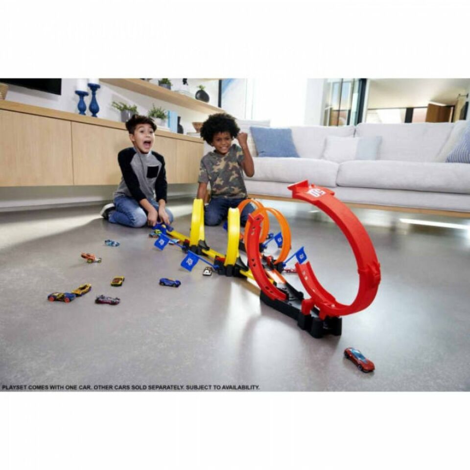 Hot Wheels Çok Çemberli Yarış Seti - Mavi Su Dünyası