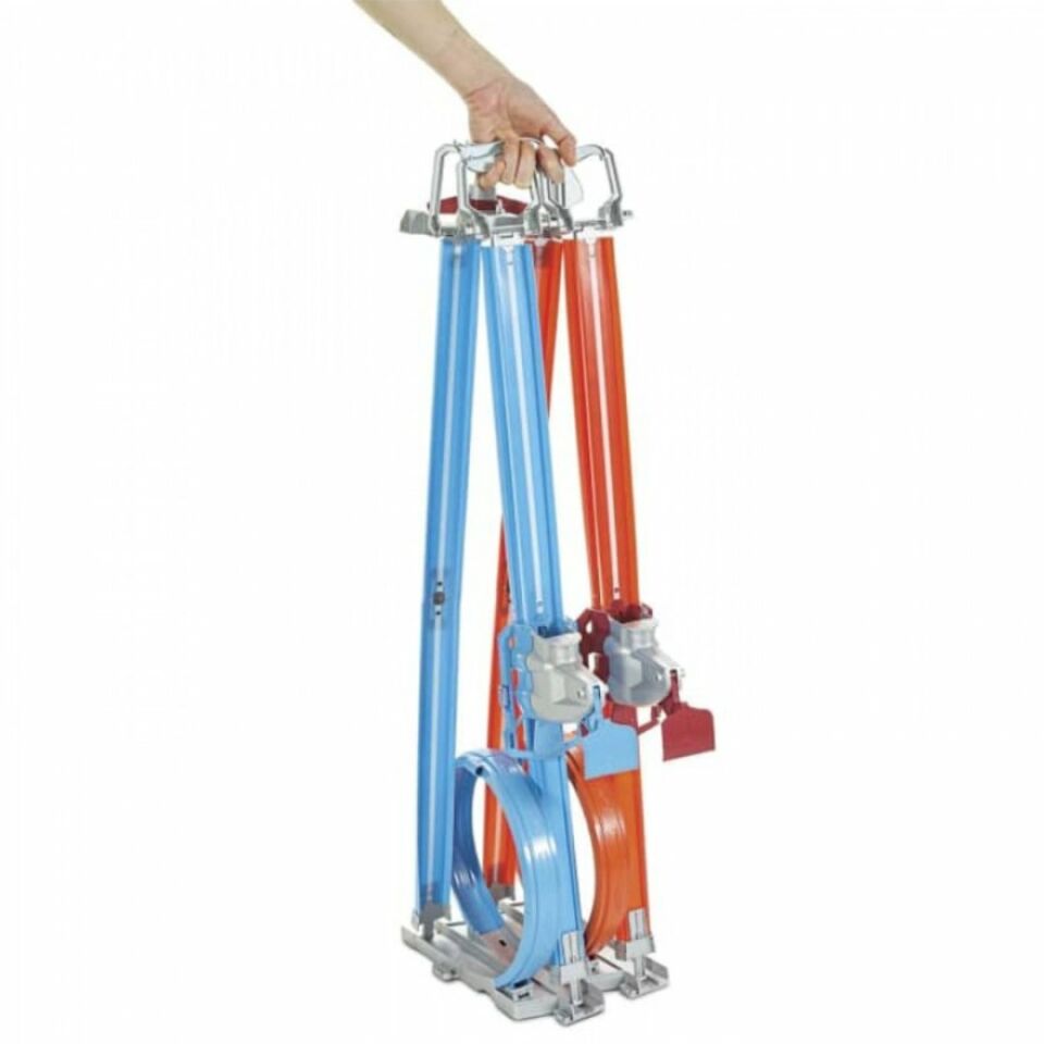 Hot Wheels Çift Çemberde Depar Pist Seti - Mavi Su Dünyası
