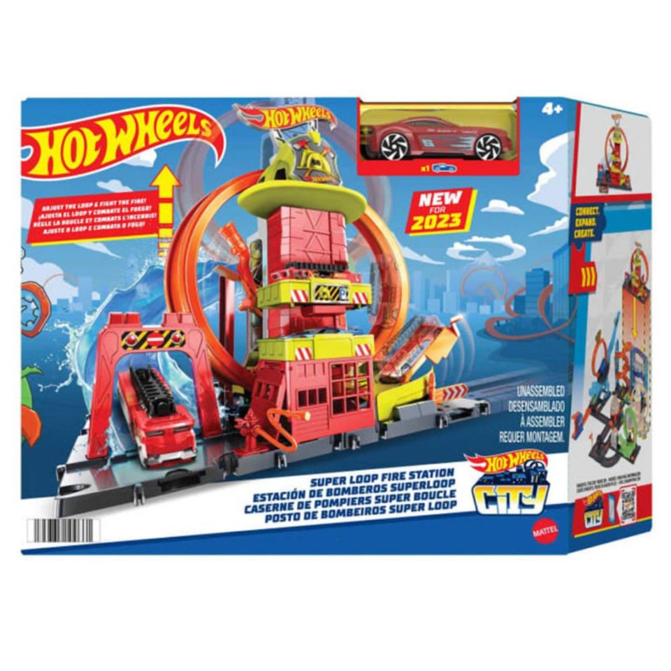 Hot Wheels Çember Pistli İftaiye İstasyonu - Mavi Su Dünyası