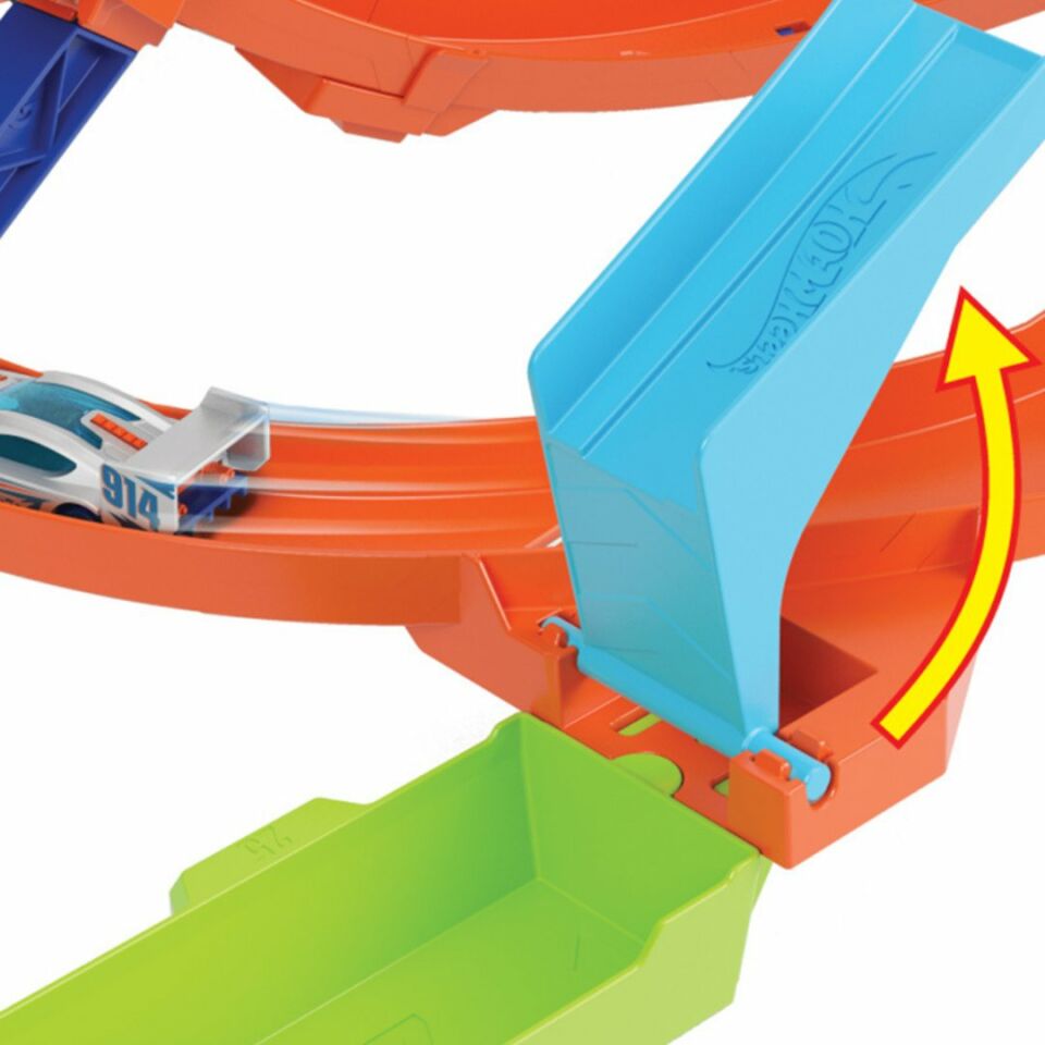 Hot Wheels Bumerang Çemberli Yarış Pisti - Mavi Su Dünyası