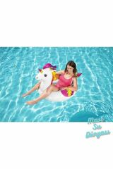 Pegasus Unicorn Başlı Simit 119 Cm - Mavi Su Dünyası