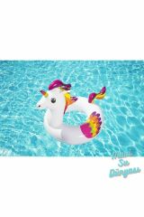 Pegasus Unicorn Başlı Simit 119 Cm - Mavi Su Dünyası