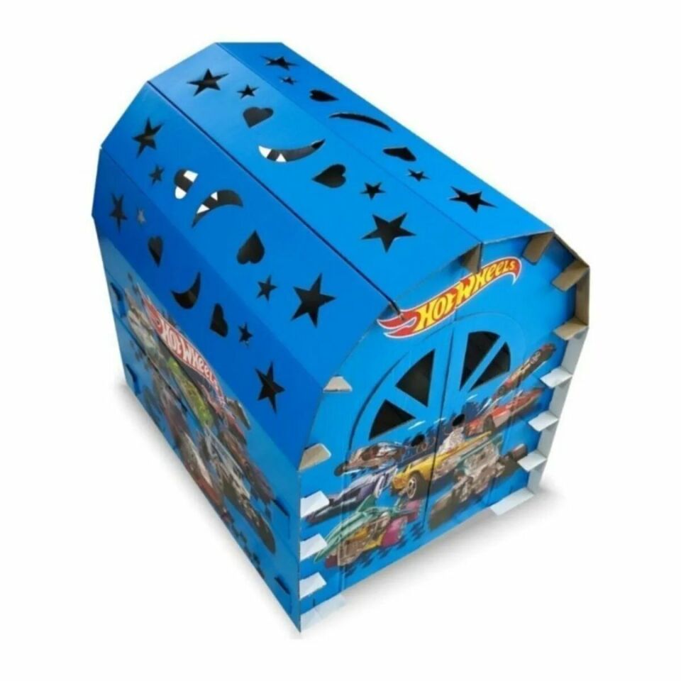 Hot Wheels Karton Oyun Evi - Mavi Su Dünyası