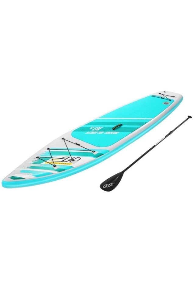 Paddle Board Hydro-Force Kürek+Pompa+Çanta - 320 x 79 Cm - MAVİ SU DÜNYASI