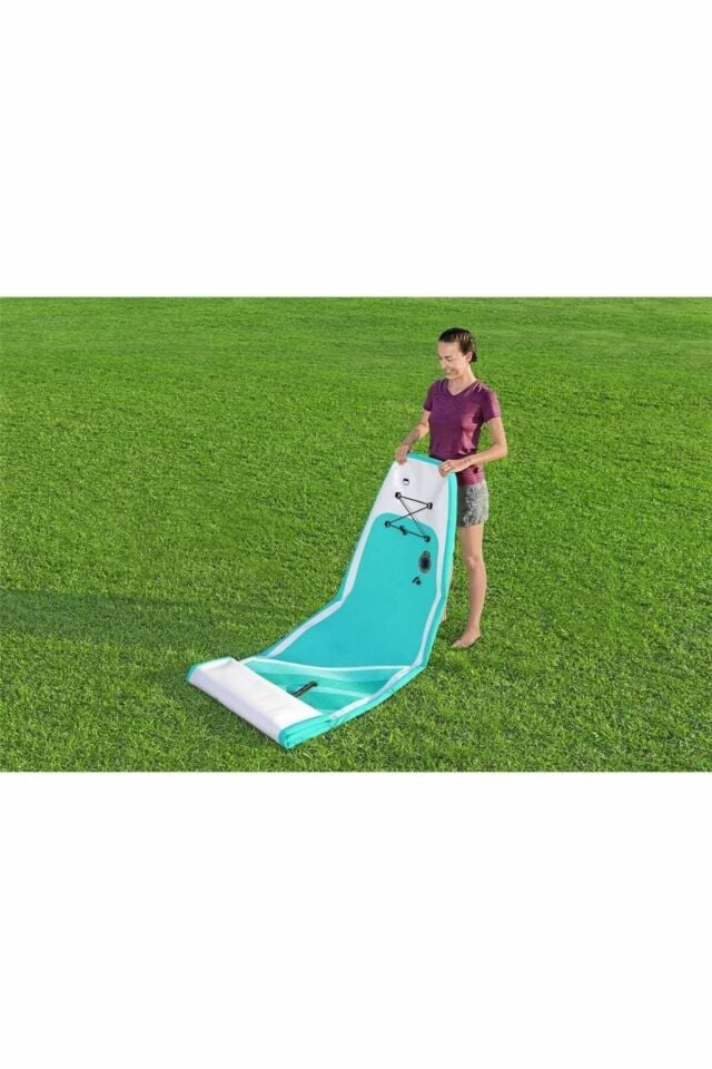 Paddle Board Hydro-Force Kürek+Pompa+Çanta - 320 x 79 Cm - MAVİ SU DÜNYASI