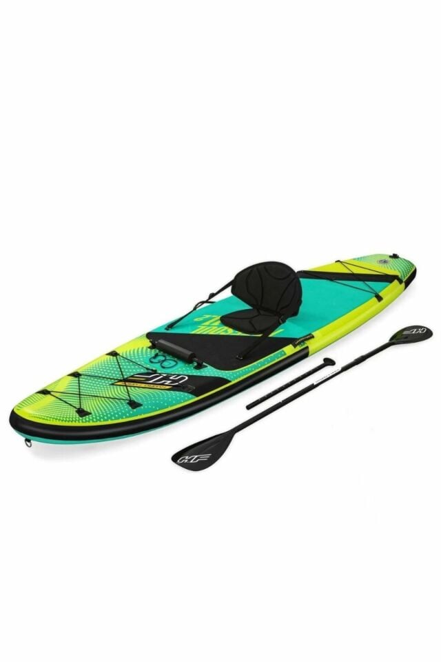 Paddle Board Hydro-Force Kürek+Pompa+Çanta - 340 x 89 Cm - MAVİ SU DÜNYASI