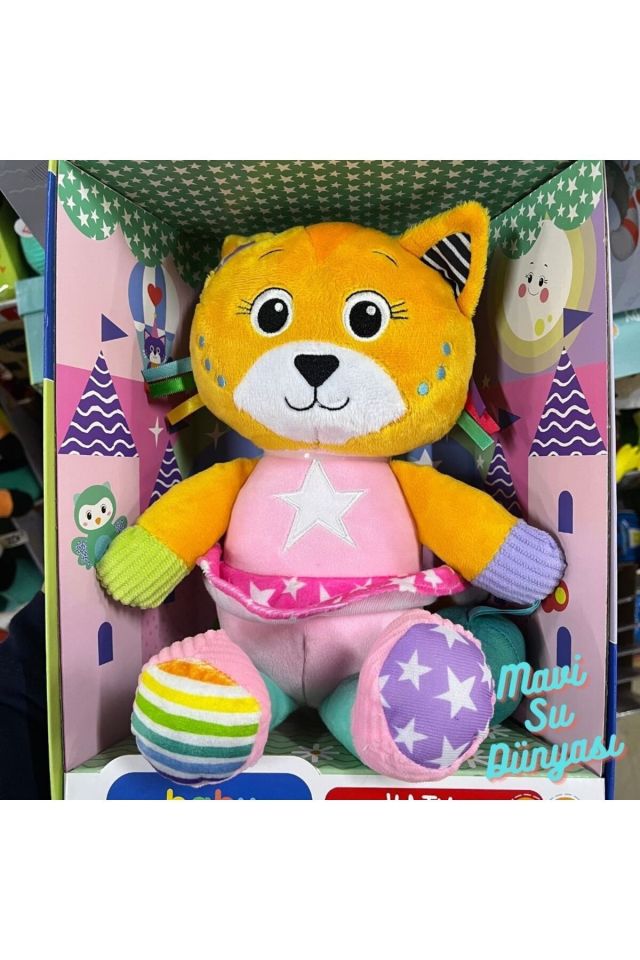 Peluş Yumuşacık Kedicik - Mavi Su Dünyası