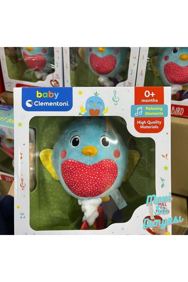 Peluş Müzikli Kuş - Mavi Su Dünyası