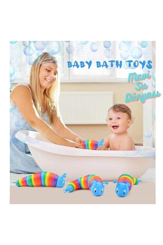 Tırtıl Oyuncağı 15 Cm Sök Tak