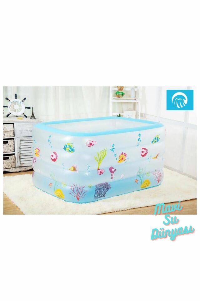 Havuz Çocuk Derin 140 Cm x 100 Cm x 70 Cm Mavi